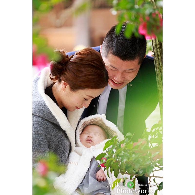 猿田彦神社でお宮参り出張撮影