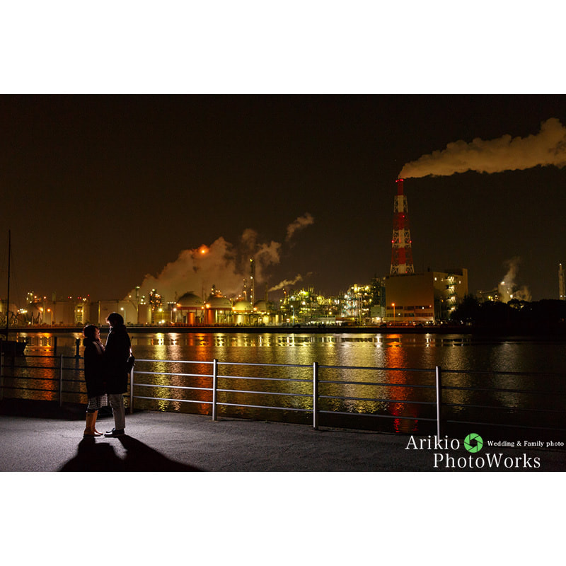 四日市コンビナート夜景