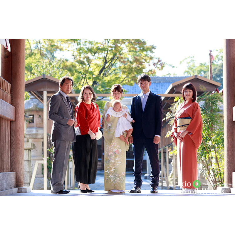 桑名宗社と春日神社でお宮参り出張撮影